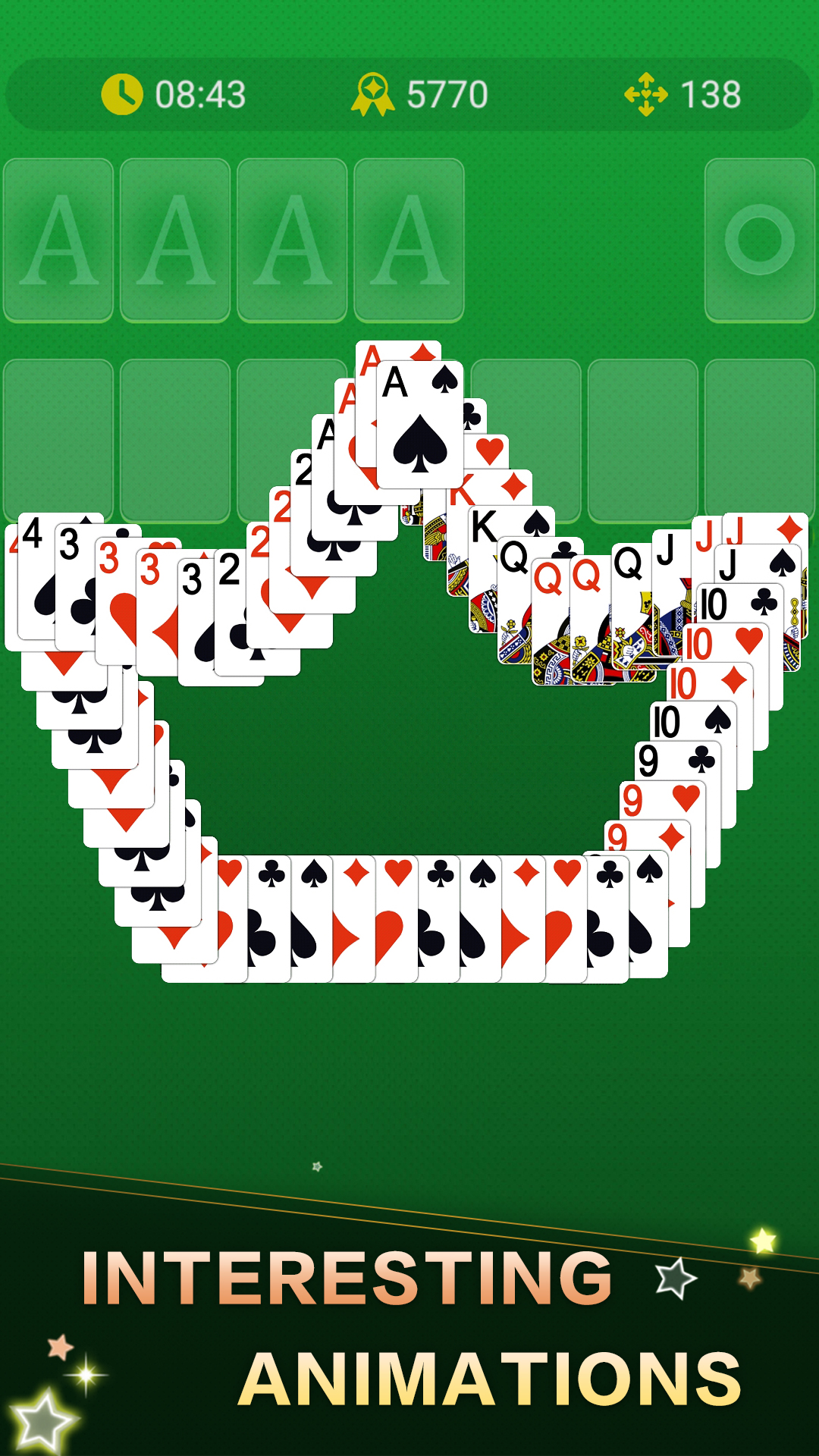 اسکرین شات 3 بازی Classic Solitaire