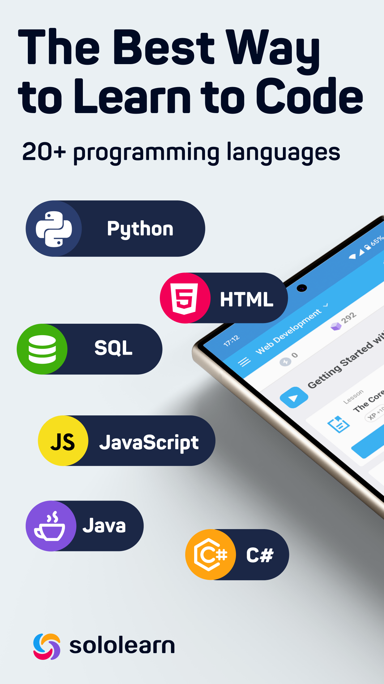 اسکرین شات 1 برنامه Sololearn: Learn to code