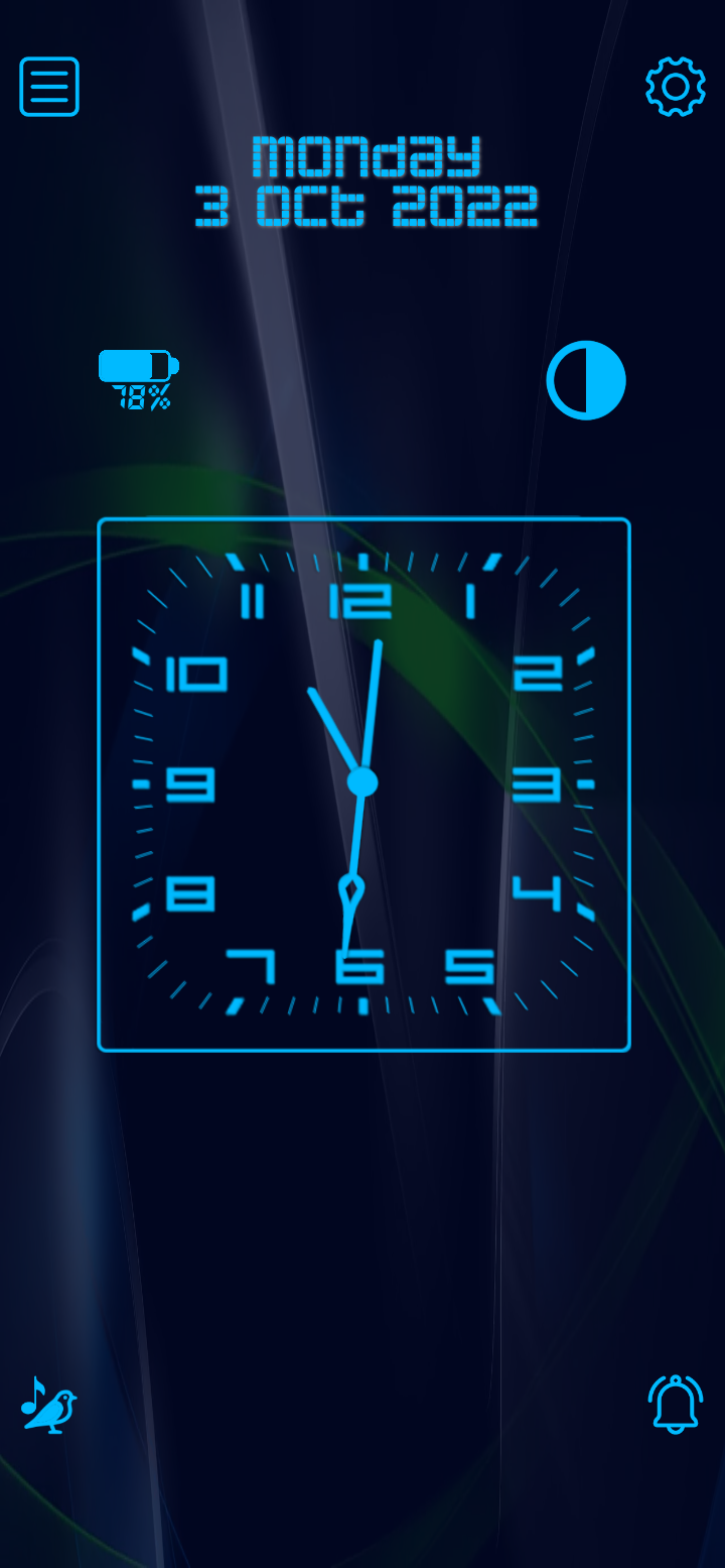 اسکرین شات 4 برنامه Amazing Talking Clock