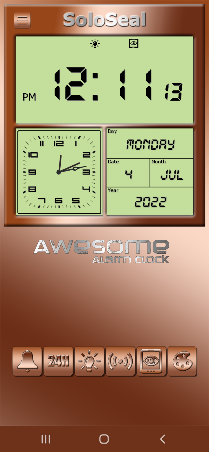 اسکرین شات 4 برنامه Awesome Alarm Clock