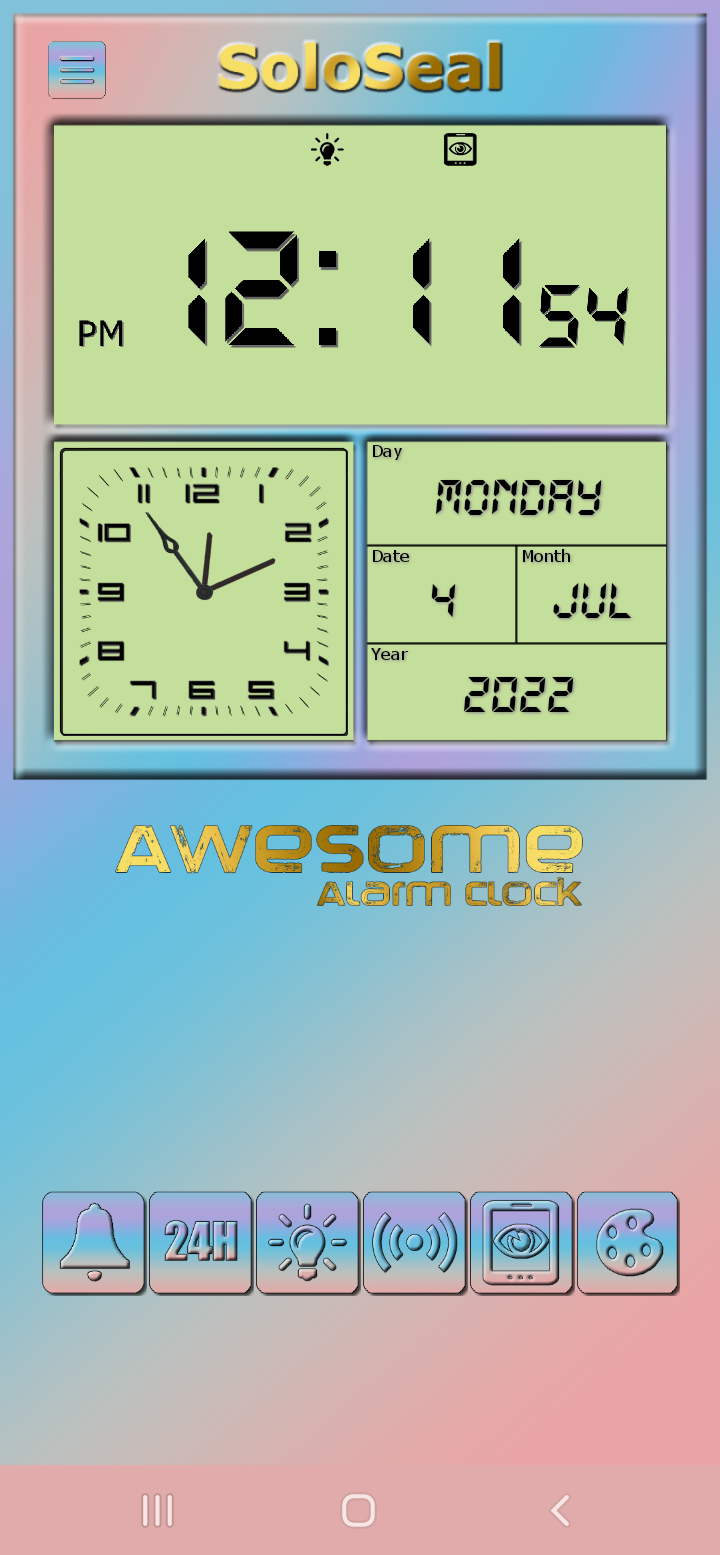 اسکرین شات 7 برنامه Awesome Alarm Clock