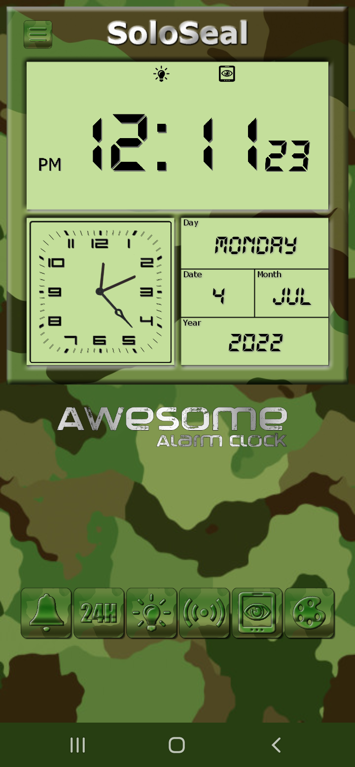اسکرین شات 5 برنامه Awesome Alarm Clock