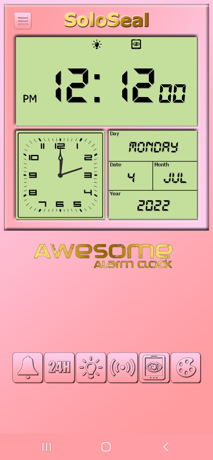 اسکرین شات 8 برنامه Awesome Alarm Clock