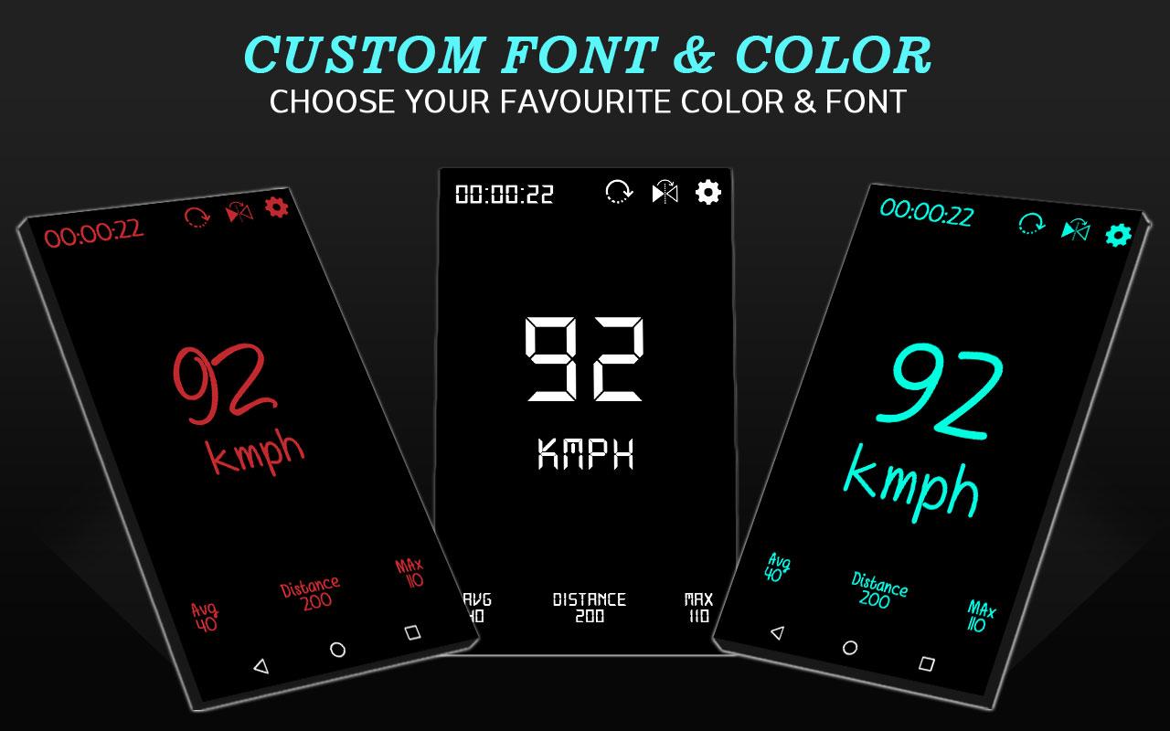 اسکرین شات 3 برنامه Digital GPS Speedometer