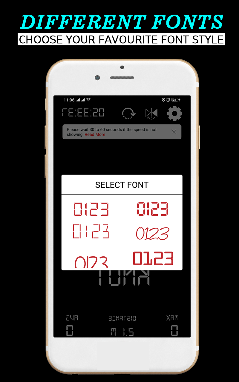 اسکرین شات 4 برنامه Digital GPS Speedometer