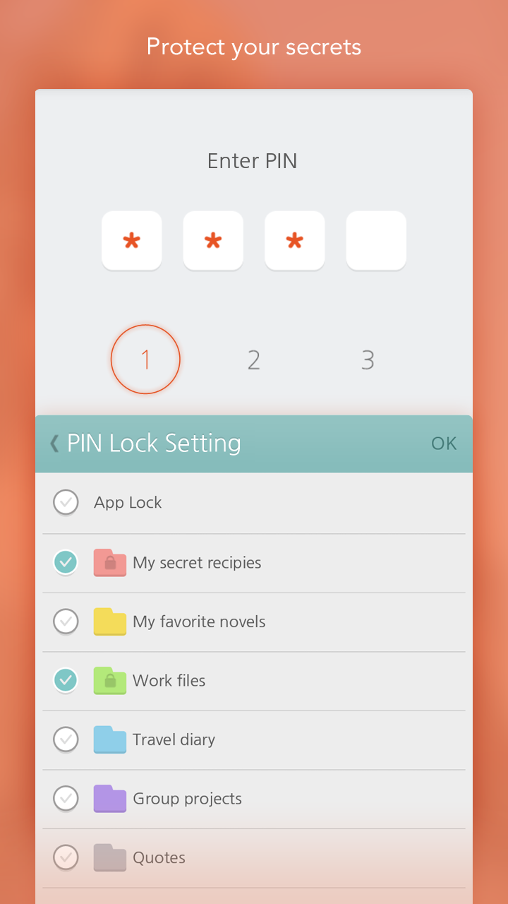 اسکرین شات 3 برنامه SomNote - Beautiful note app