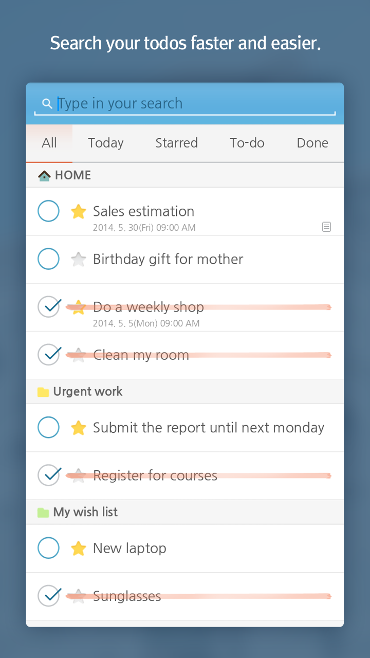 اسکرین شات 4 برنامه SomTodo - Task/To-do widget