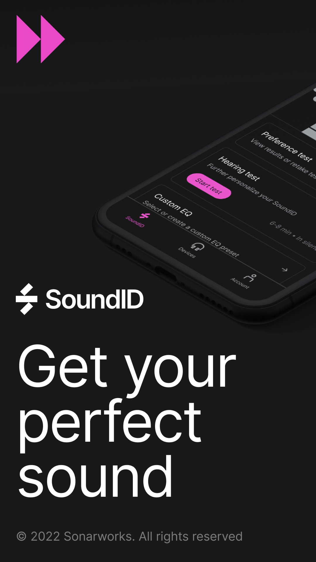 اسکرین شات 1 برنامه SoundID™ Headphone Equalizer
