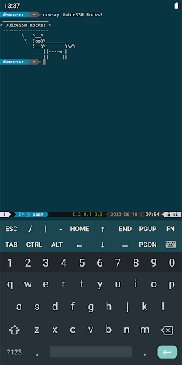 اسکرین شات برنامه JuiceSSH - SSH Client 3