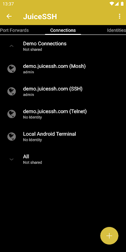 اسکرین شات برنامه JuiceSSH - SSH Client 7