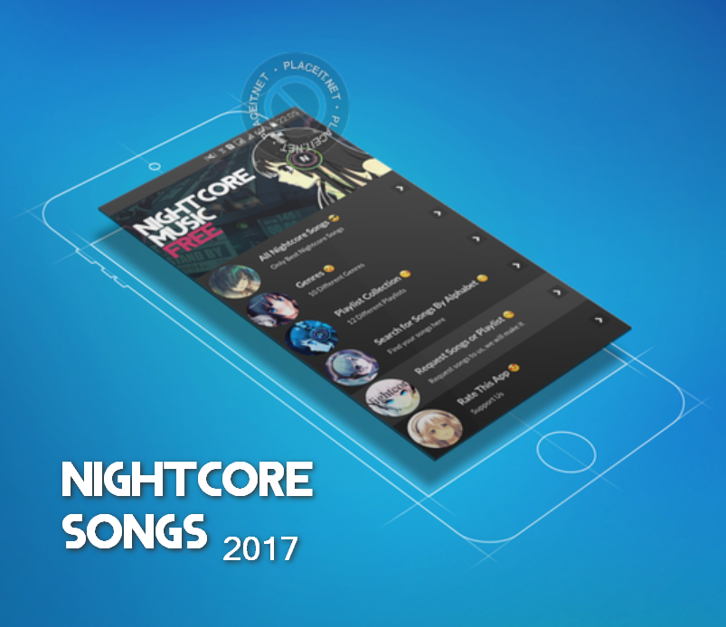 اسکرین شات 1 برنامه NIGHTCORE SONGS 2018