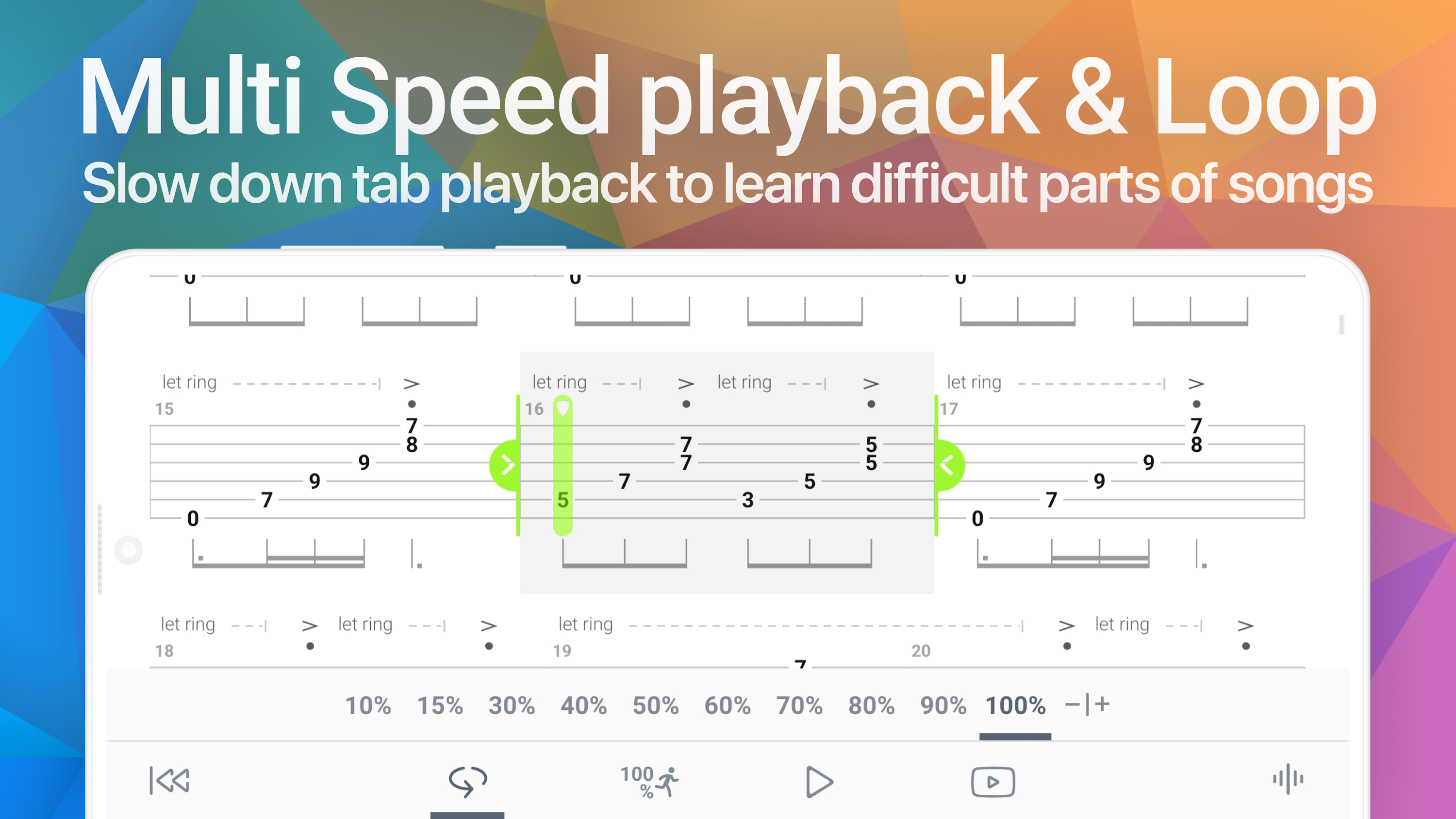 اسکرین شات 4 برنامه Songsterr Guitar Tabs & Chords