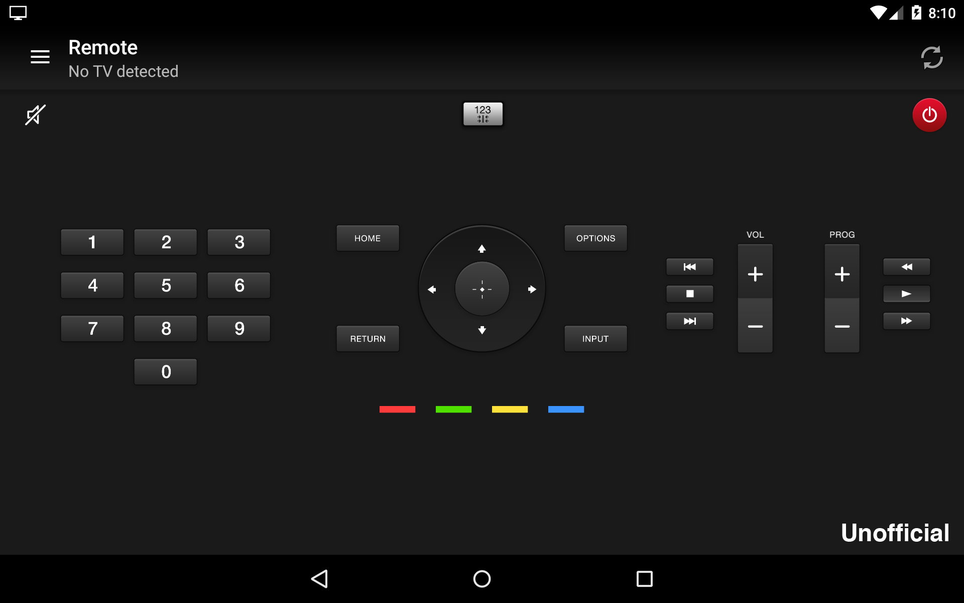 اسکرین شات 3 برنامه Remote for Sony TV