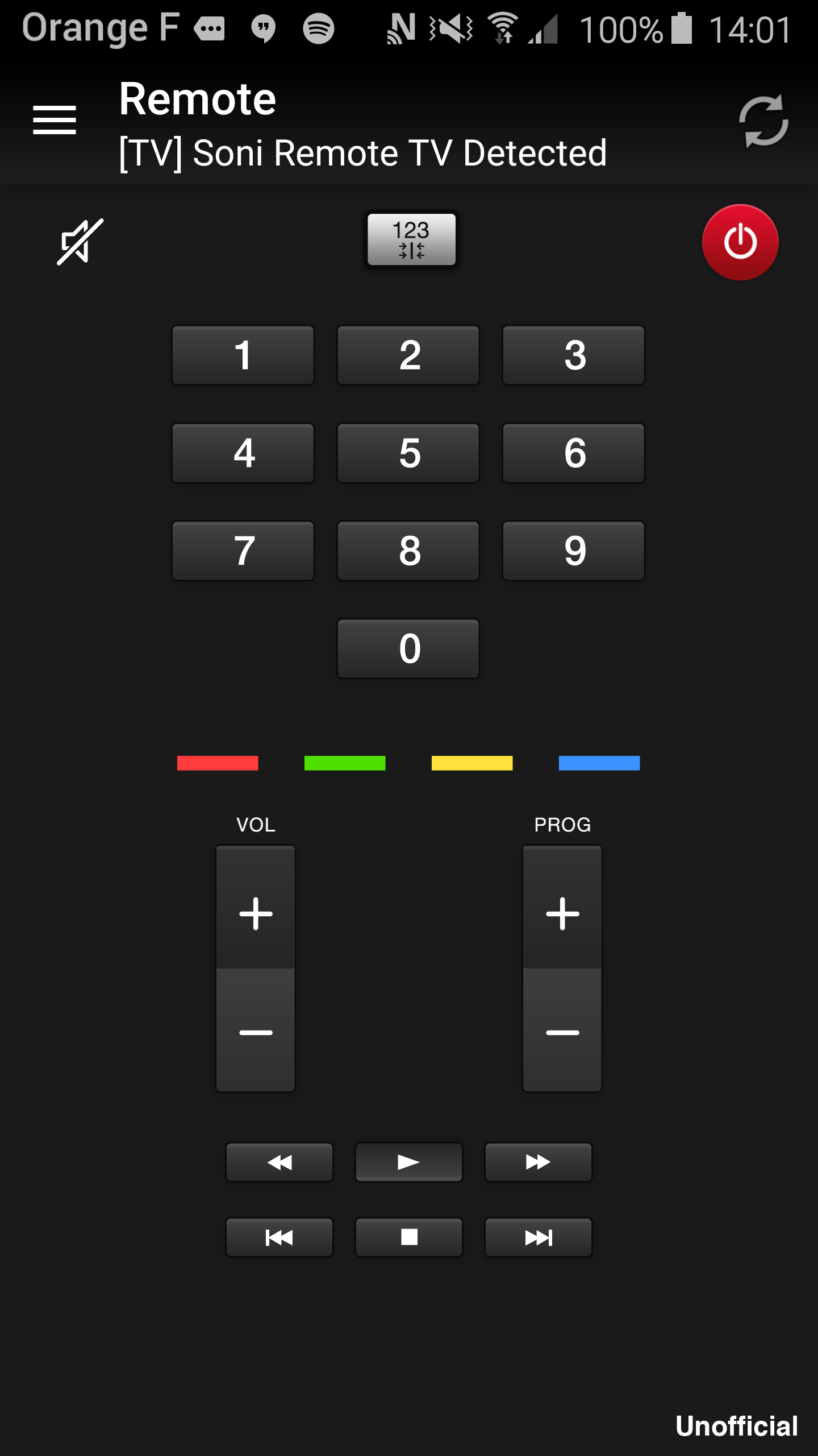 اسکرین شات 2 برنامه Remote for Sony TV