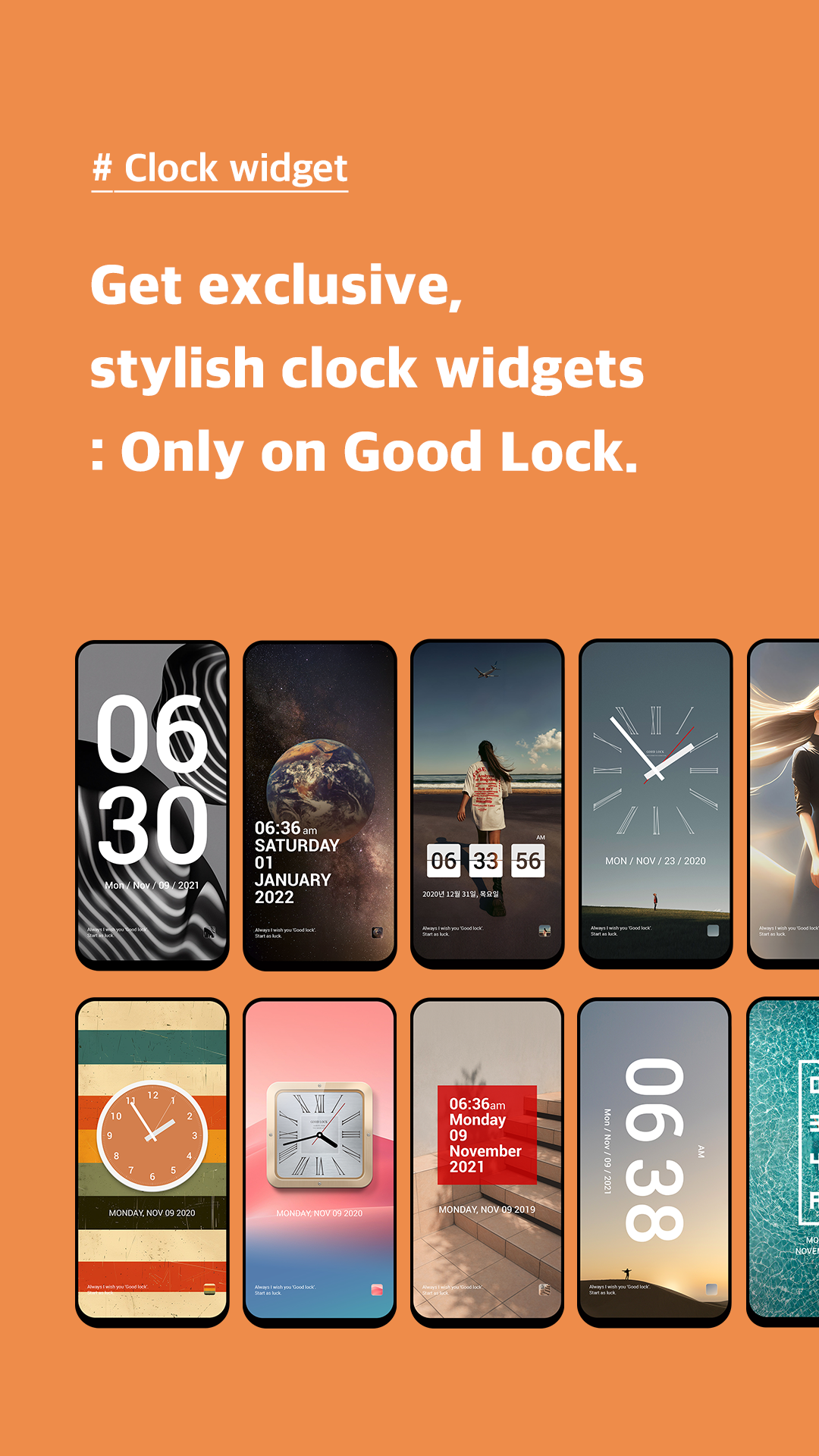 اسکرین شات 4 برنامه Good Lock: Premium Lock Screen