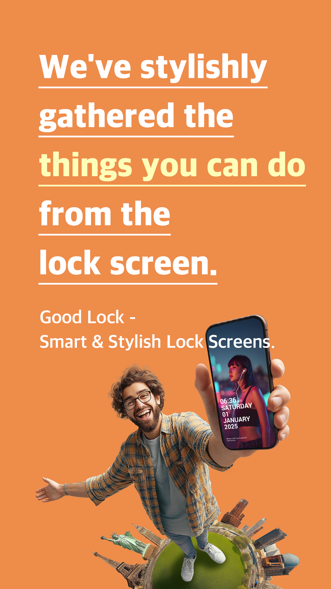 اسکرین شات 1 برنامه Good Lock: Premium Lock Screen