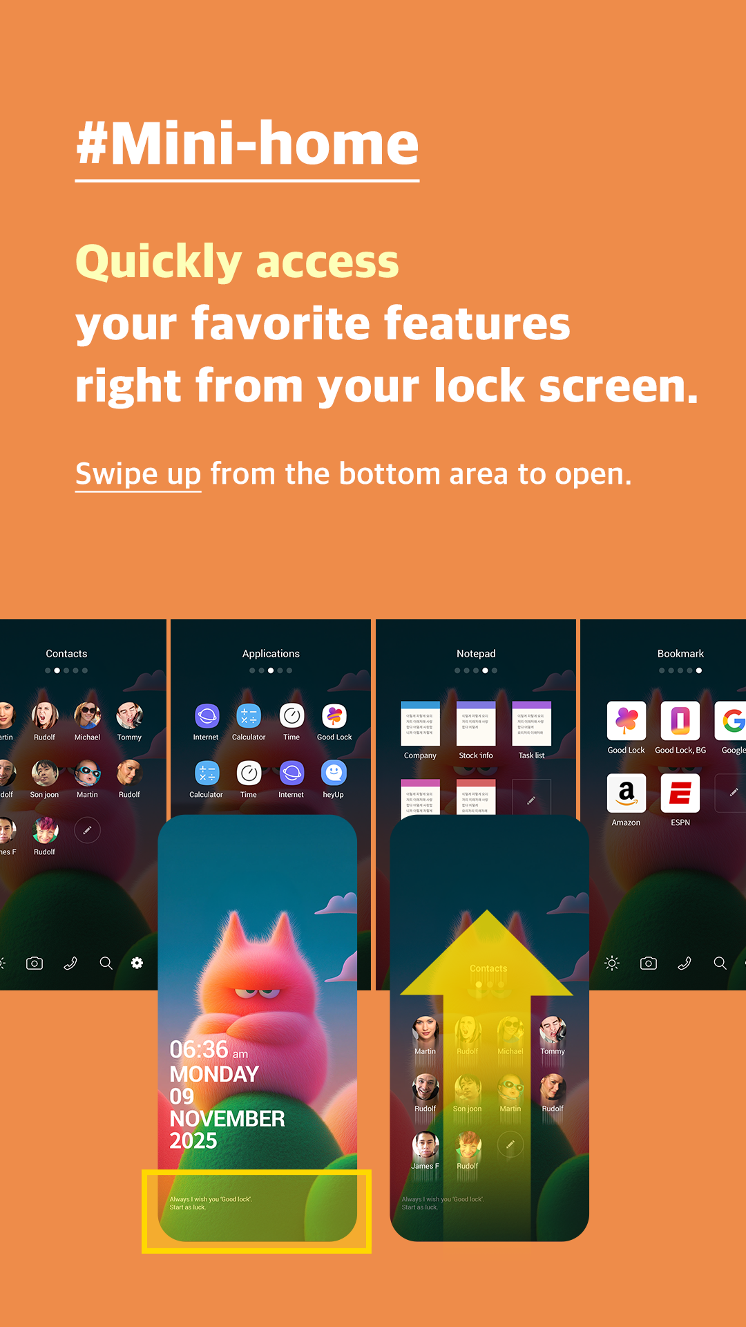 اسکرین شات 8 برنامه Good Lock: Premium Lock Screen