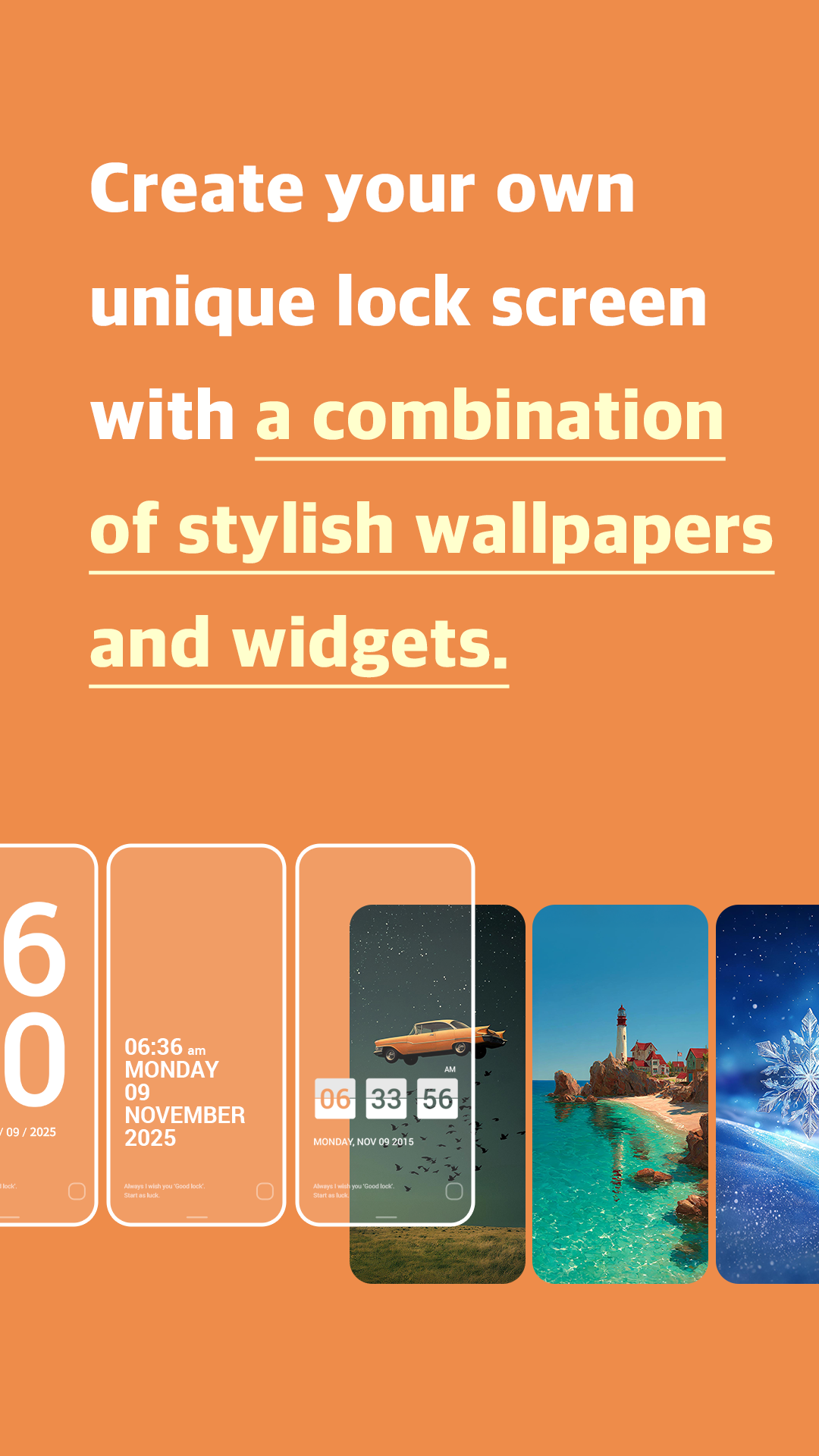 اسکرین شات 2 برنامه Good Lock: Premium Lock Screen