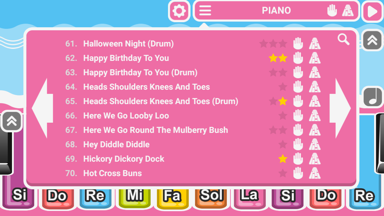 اسکرین شات 8 برنامه Kids Piano