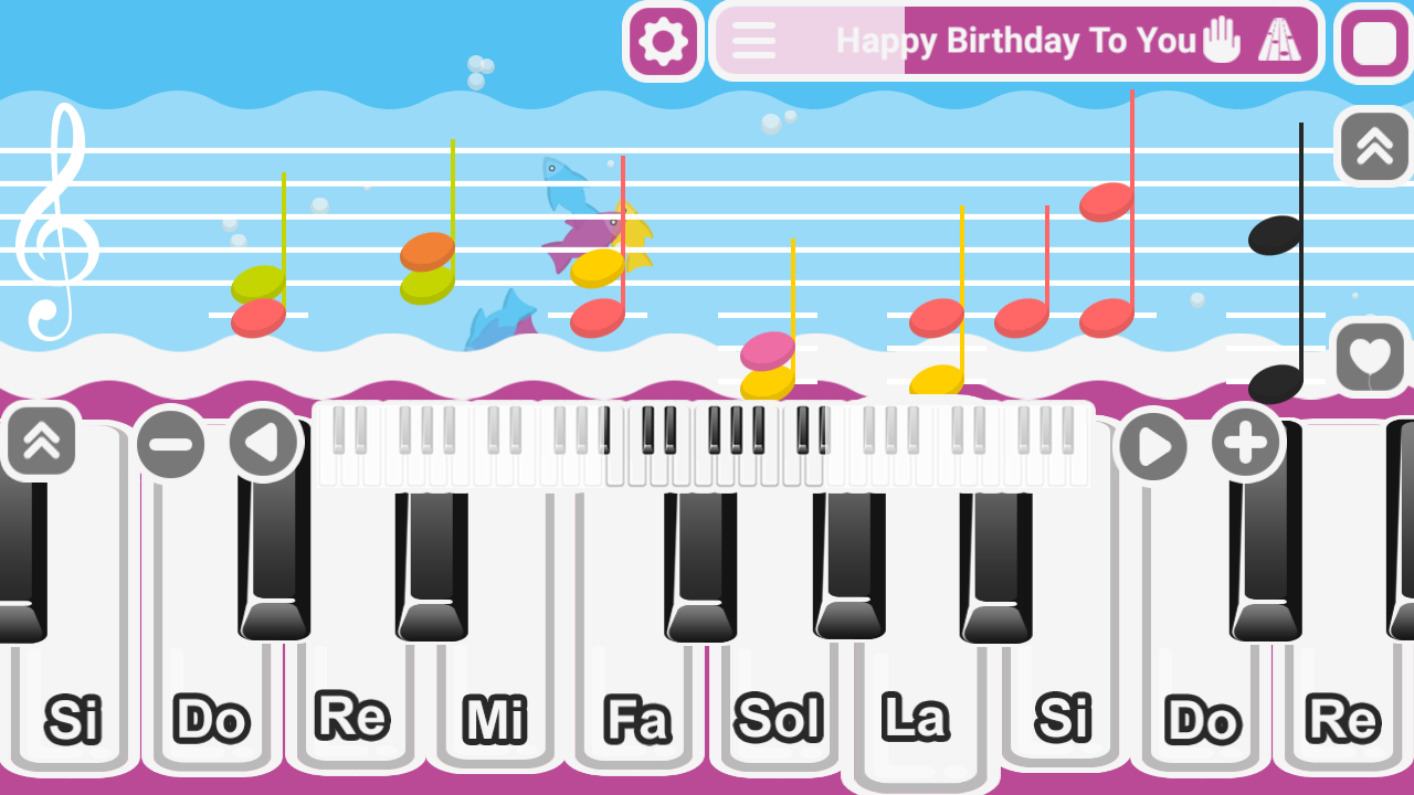 اسکرین شات 2 برنامه Kids Piano
