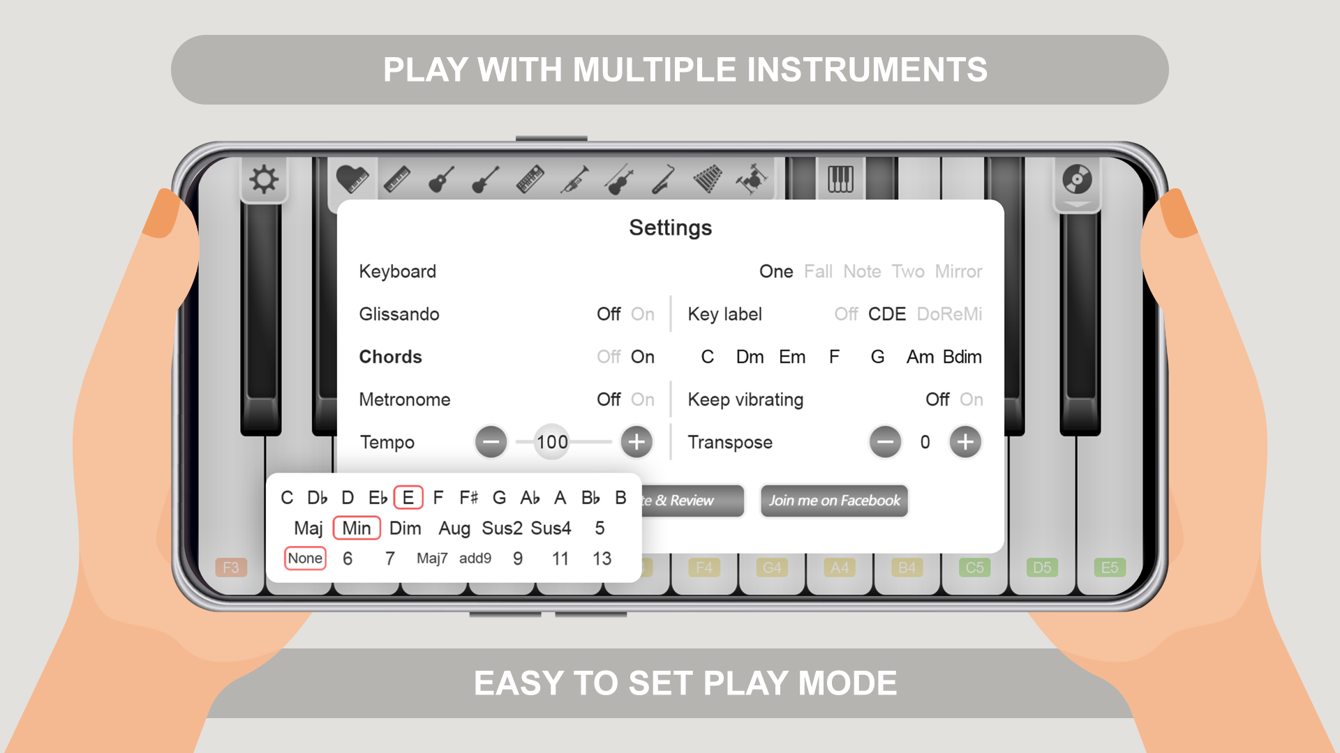 اسکرین شات 3 برنامه My Piano Phone