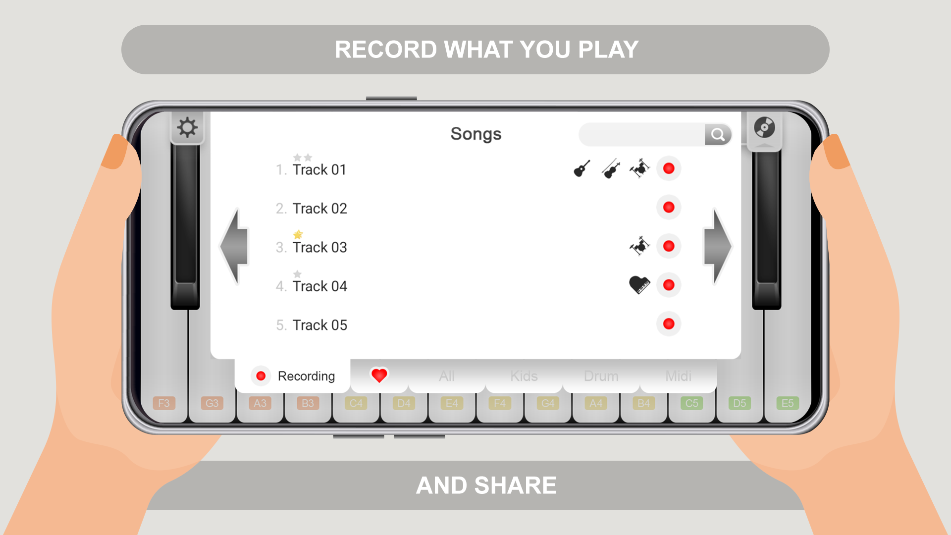 اسکرین شات 8 برنامه My Piano Phone