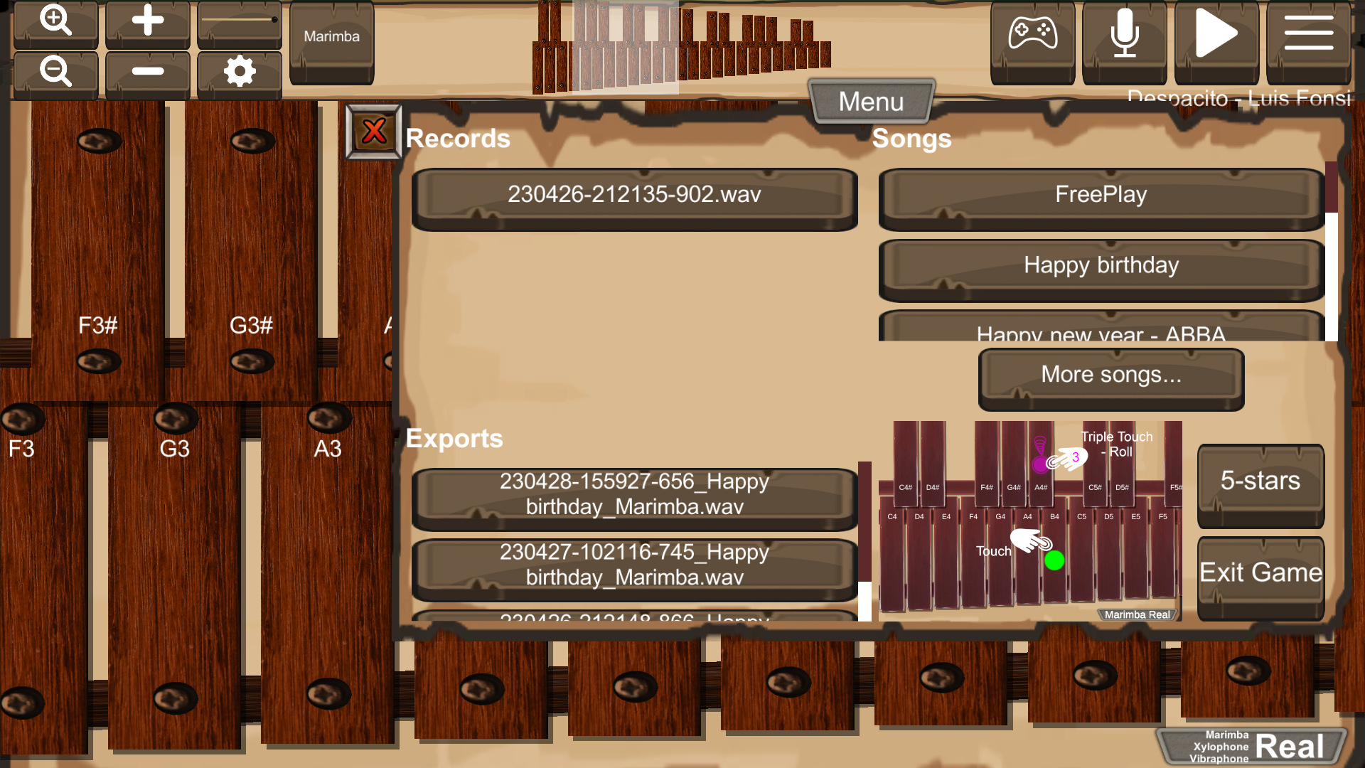 اسکرین شات 8 بازی Marimba, Xylophone, Vibraphone