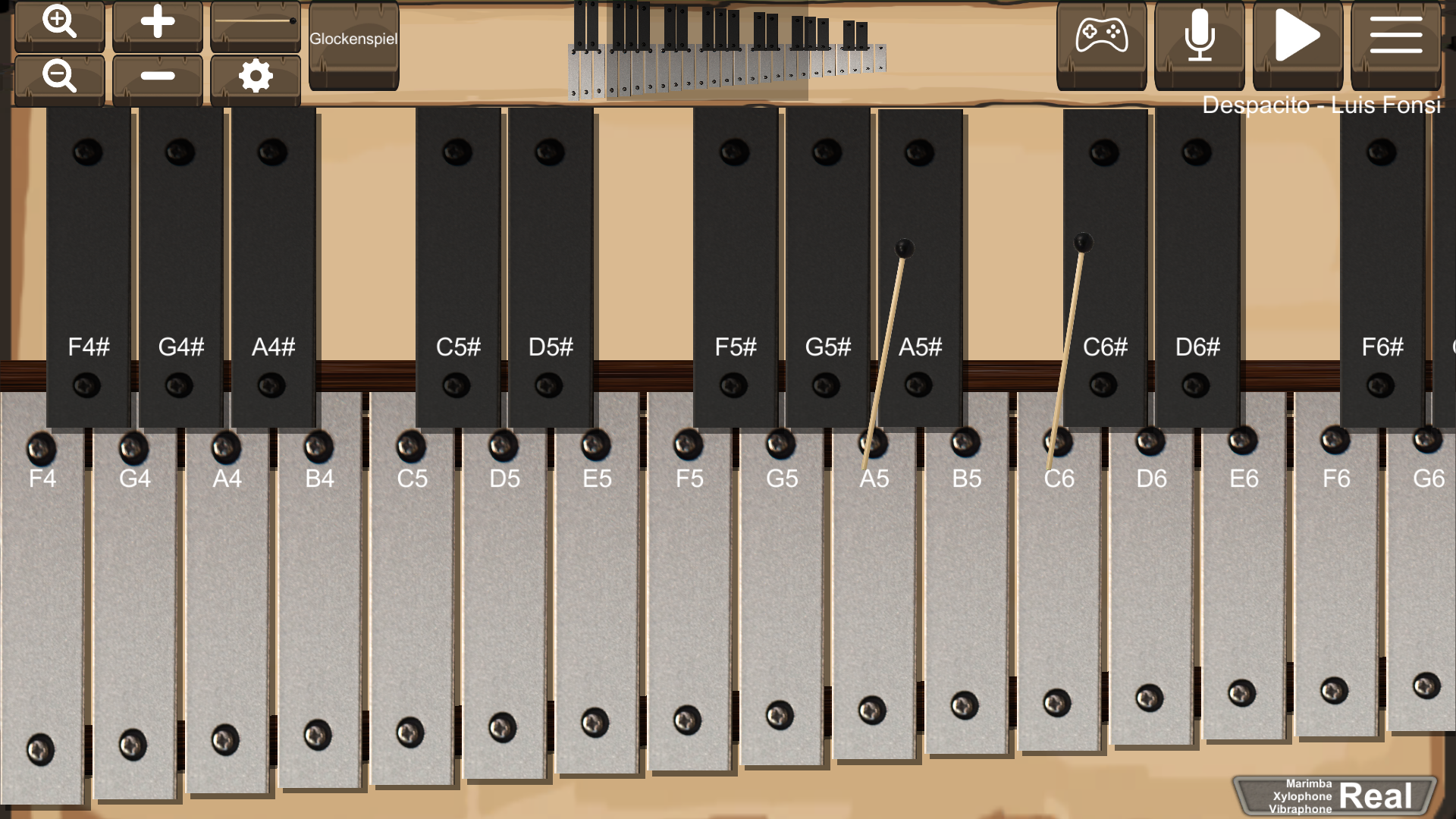 اسکرین شات 2 بازی Marimba, Xylophone, Vibraphone