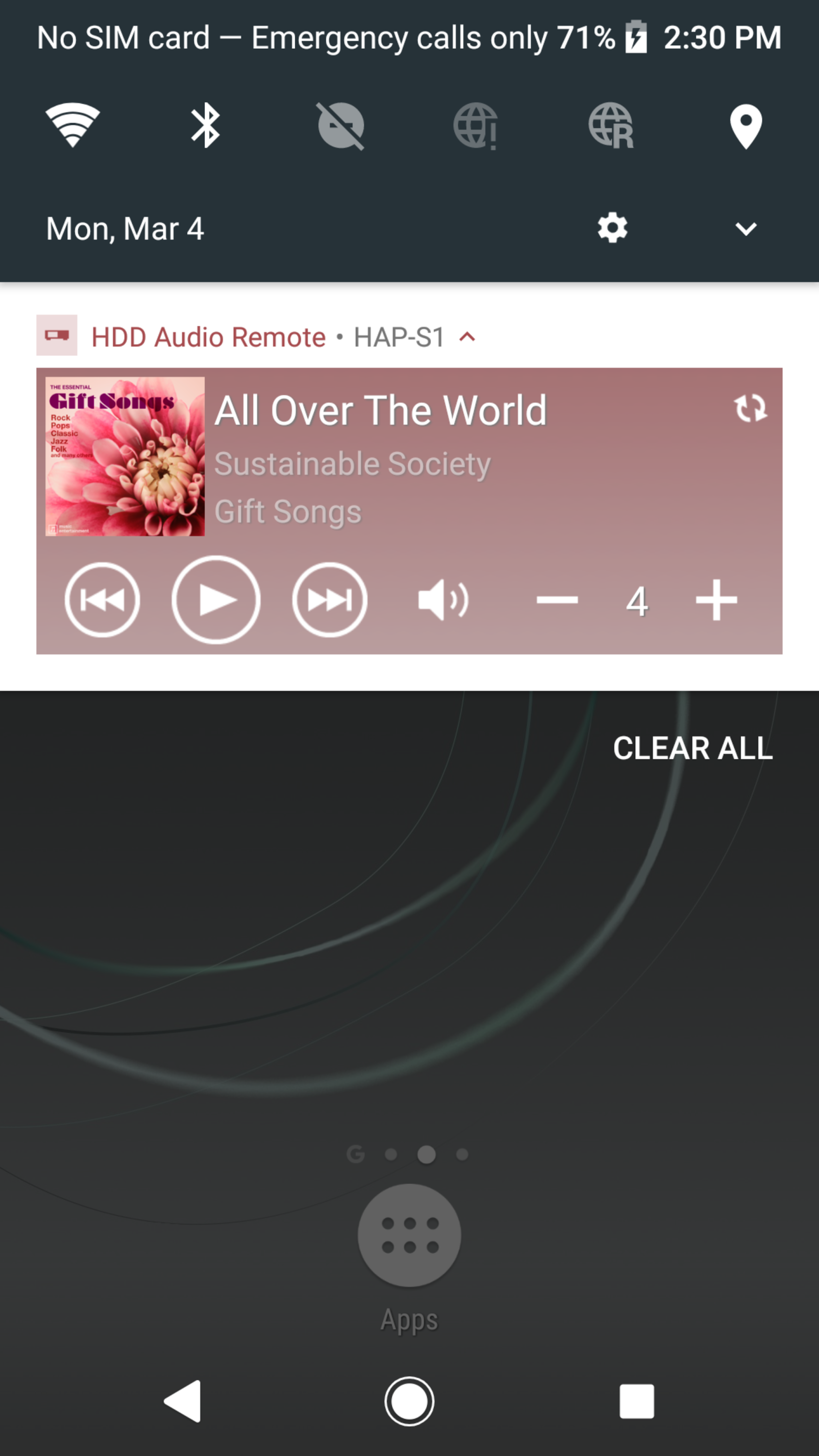اسکرین شات 3 برنامه HDD Audio Remote