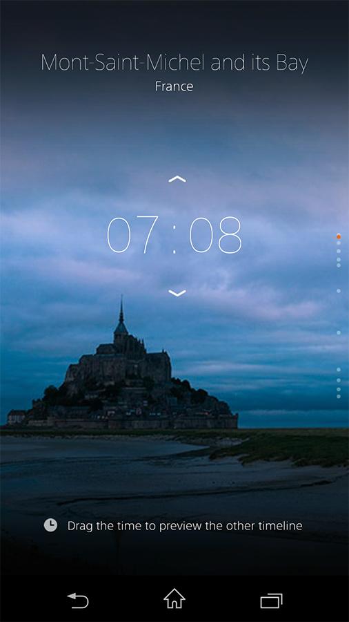 اسکرین شات 2 برنامه α CLOCK