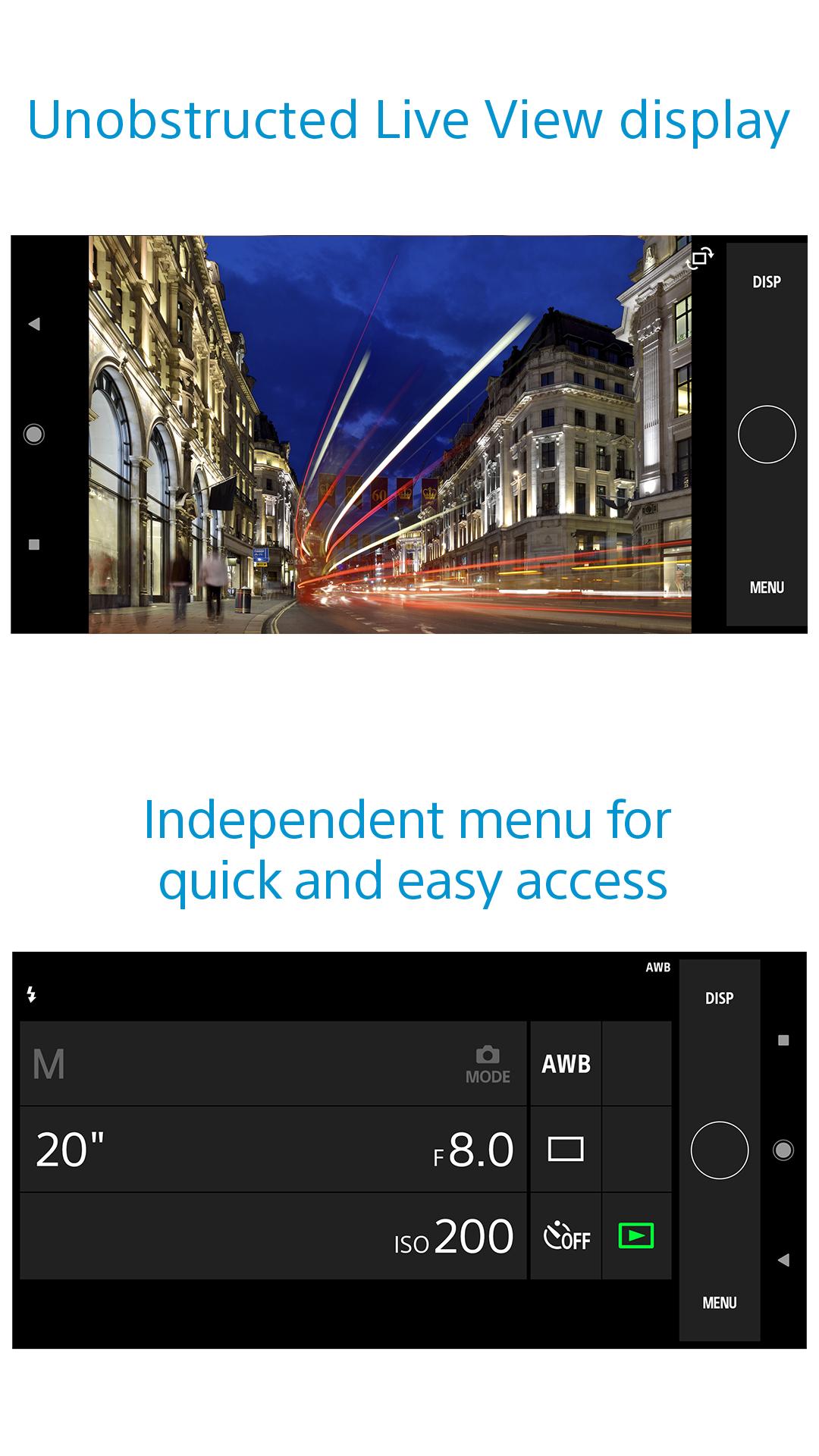 اسکرین شات 3 برنامه Imaging Edge Mobile