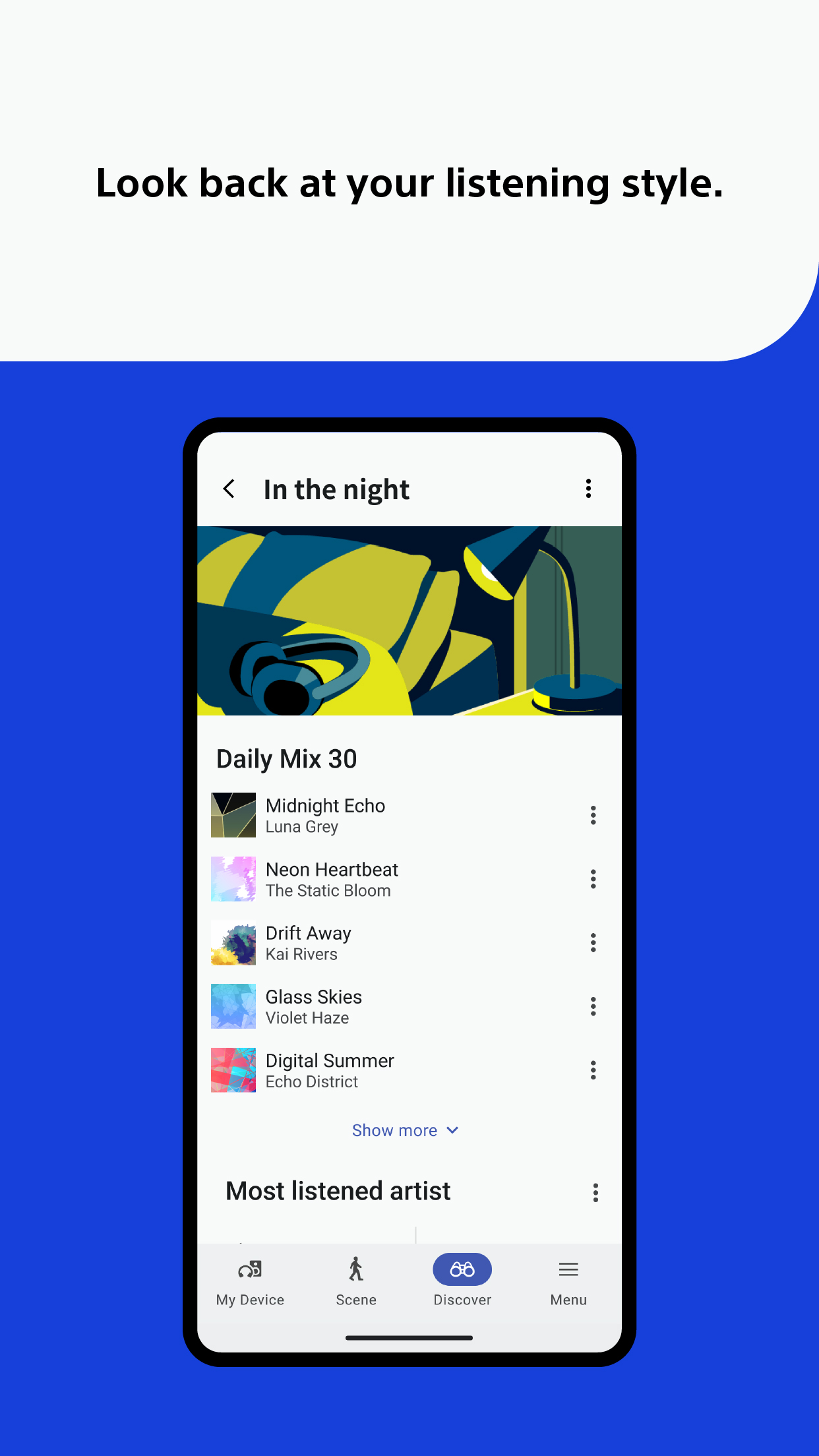 اسکرین شات 4 برنامه Sony | Sound Connect