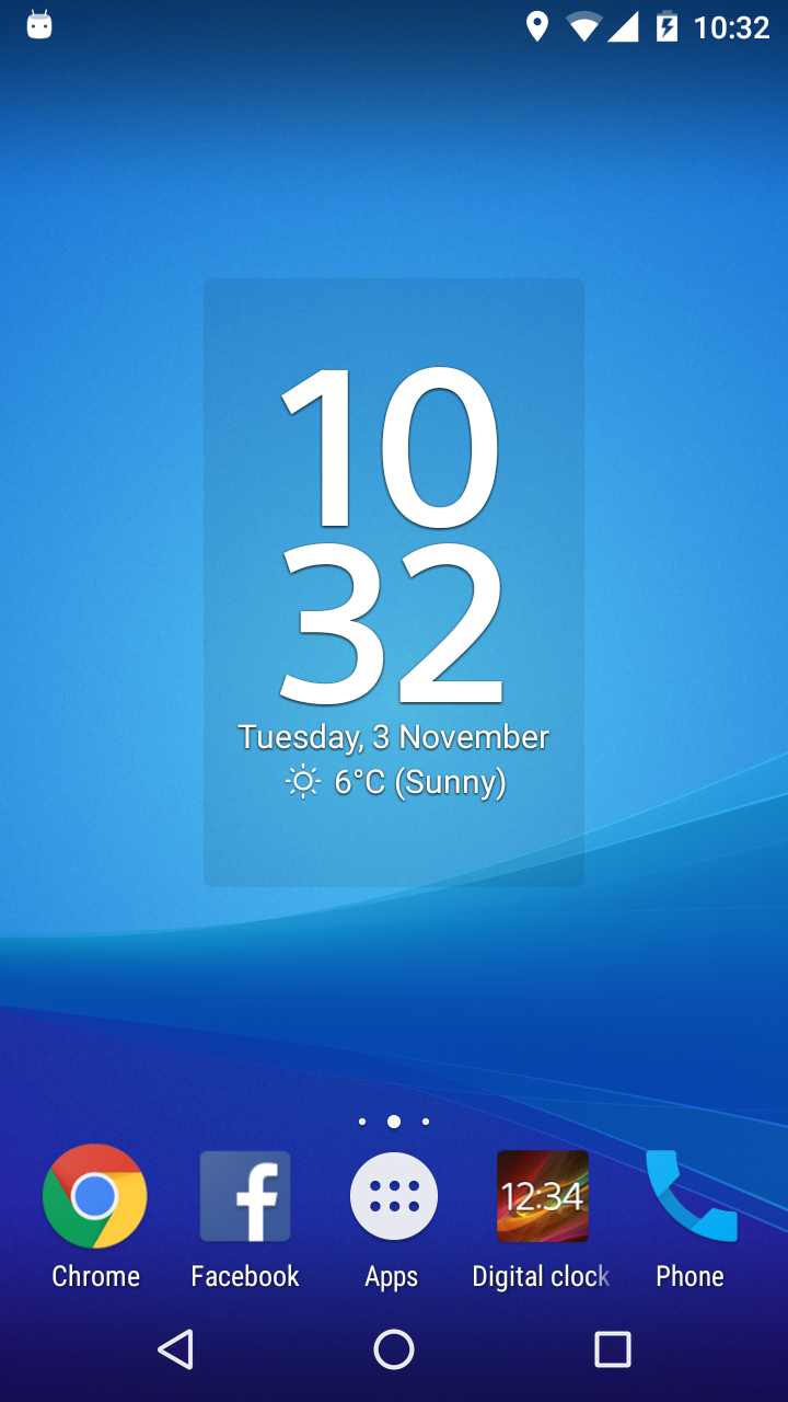 اسکرین شات 3 برنامه Digital Clock & Weather Widget