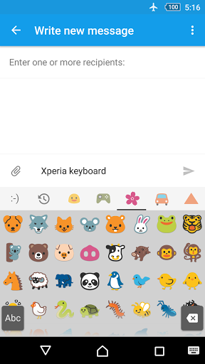 اسکرین شات 2 برنامه Xperia Keyboard