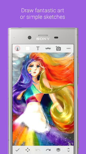 اسکرین شات 2 برنامه Sketch - Draw & Paint