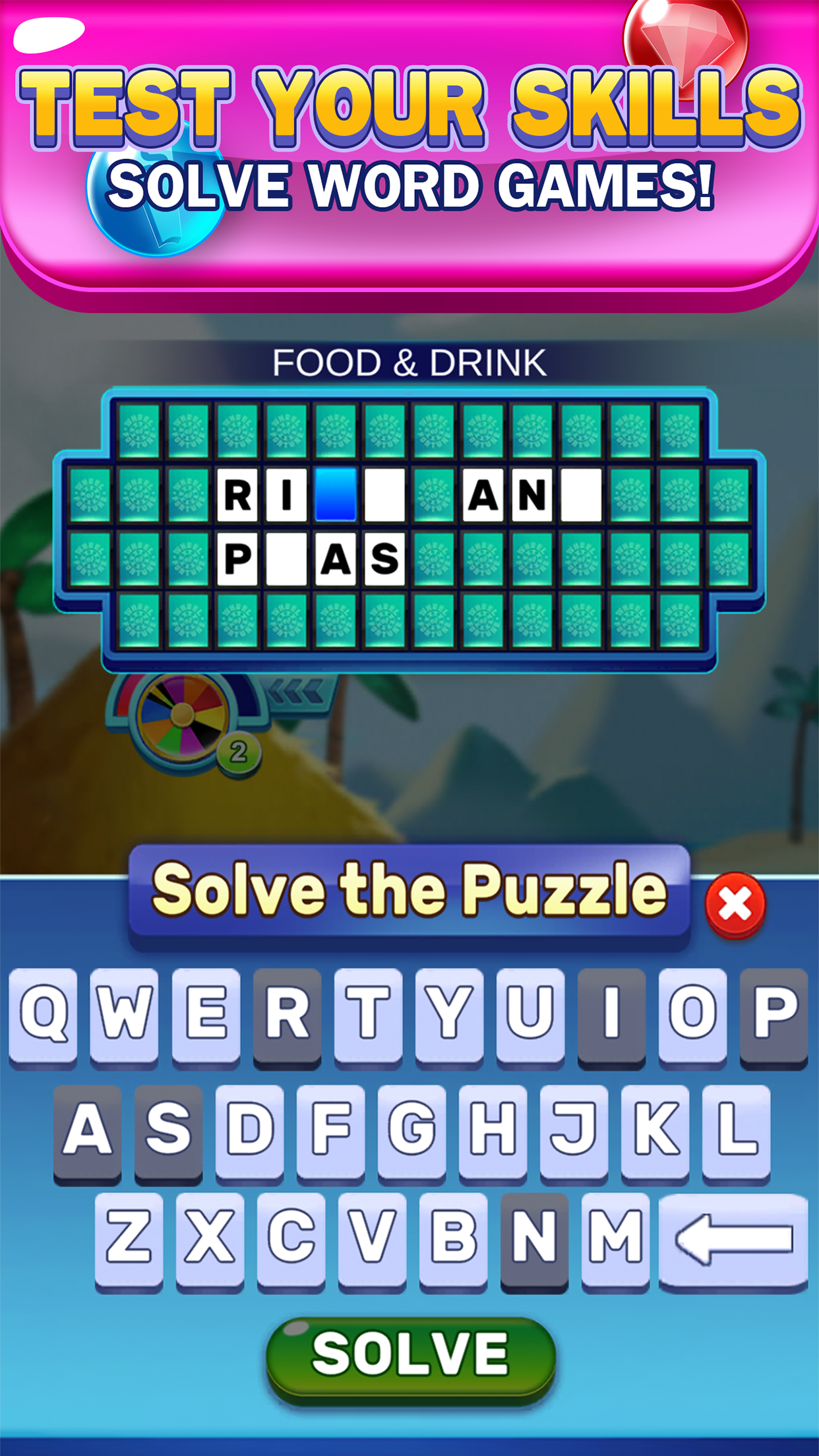 اسکرین شات 7 بازی Wheel of Fortune: Pop Bubbles