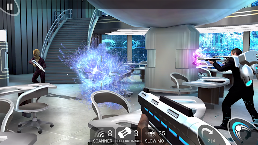 اسکرین شات 2 بازی MIB: Galaxy Defenders Free 3D Alien Gun Shooter