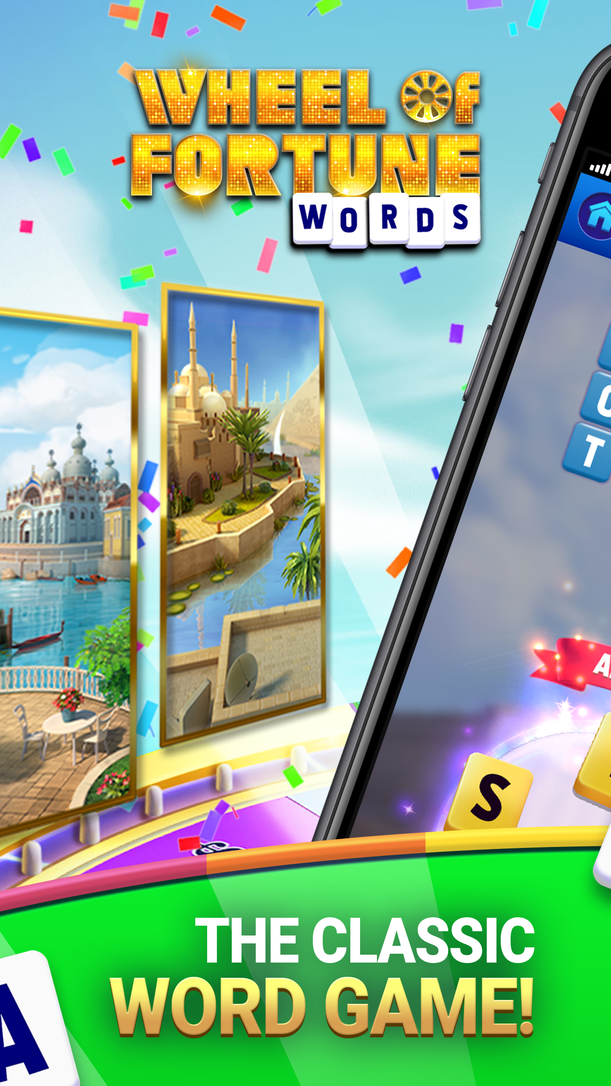 اسکرین شات 1 بازی Wheel of Fortune Words