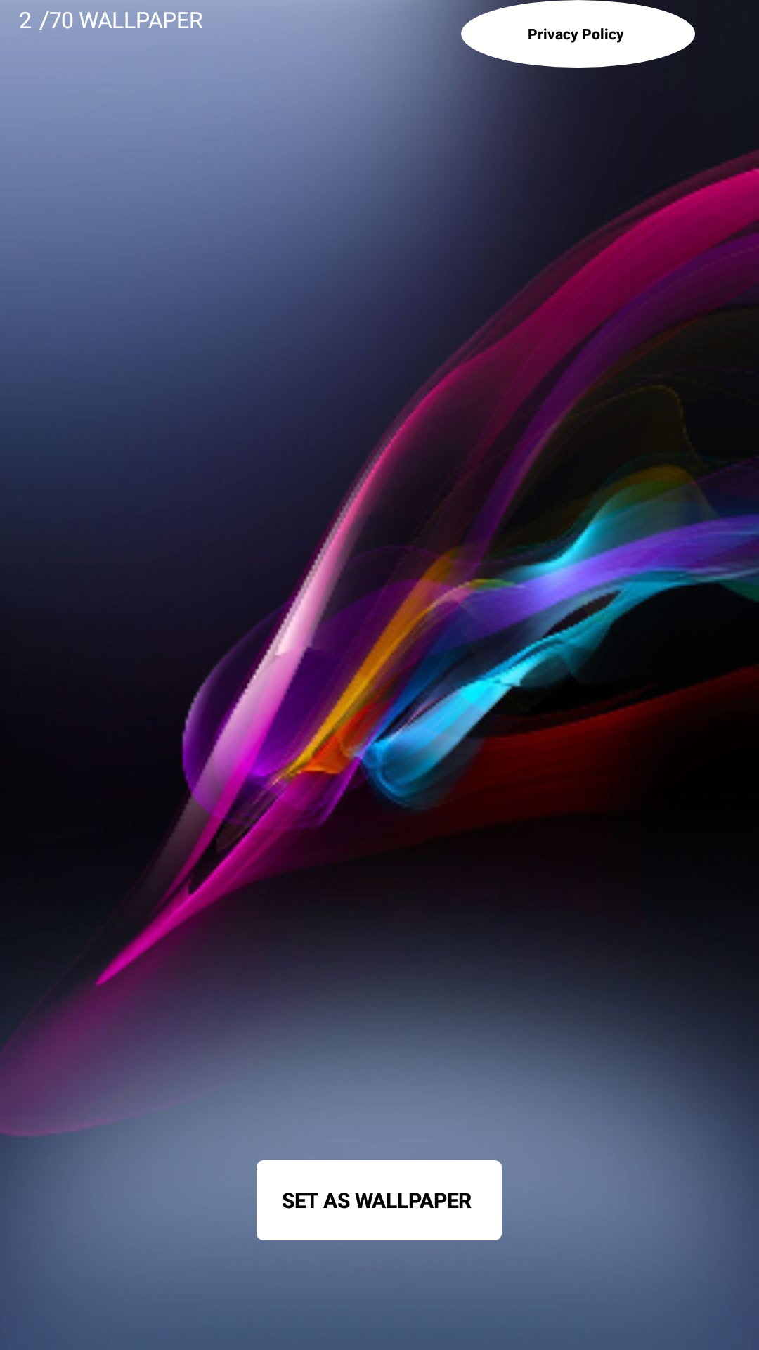 اسکرین شات 1 برنامه SONY XPERIA Z پس زمینه