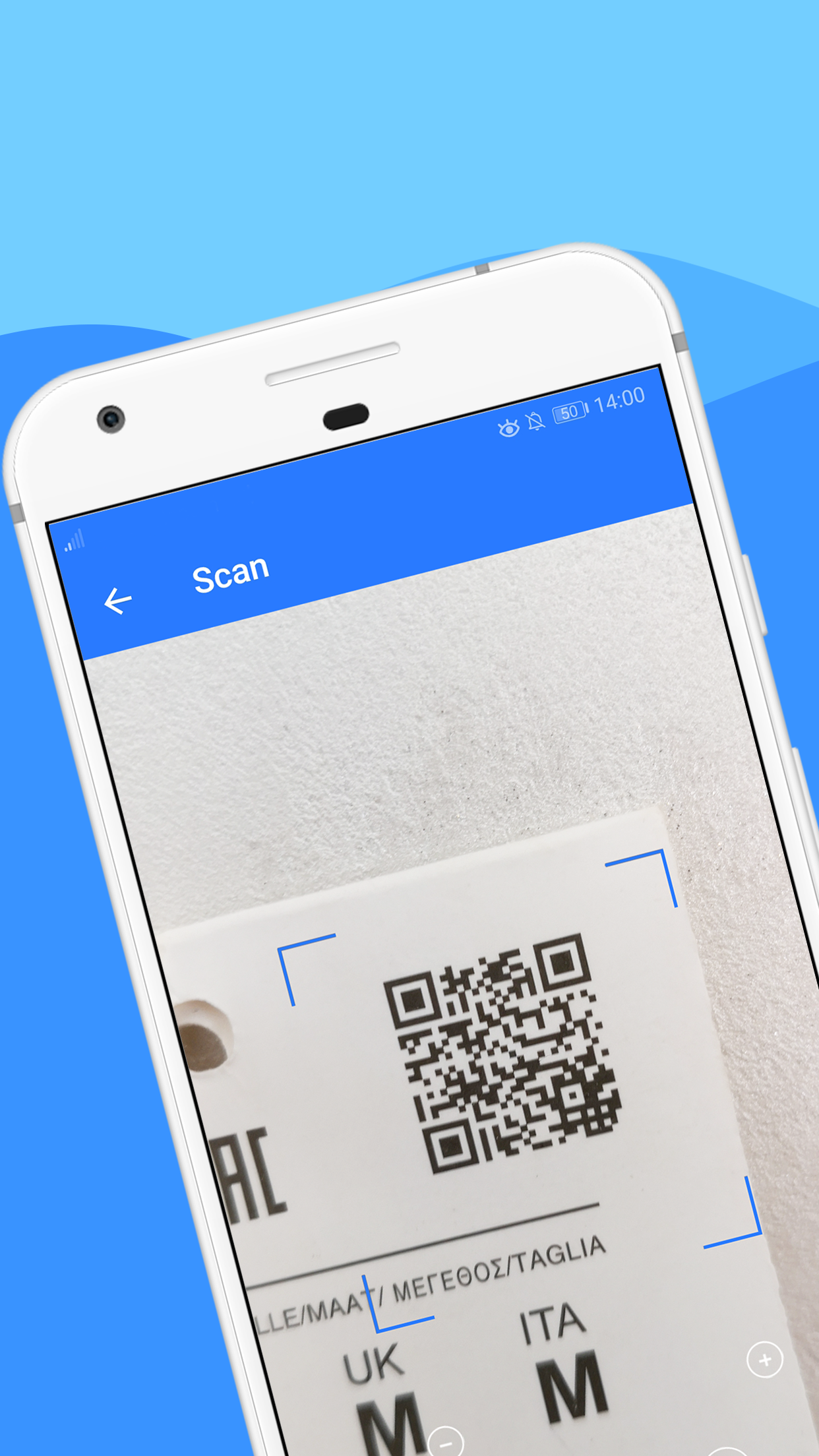 اسکرین شات 1 برنامه QR Code Scanner - WeScan