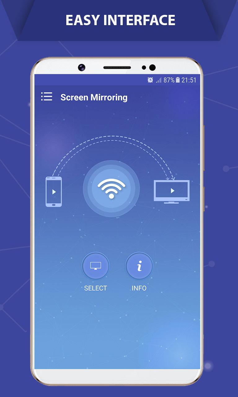 اسکرین شات 1 برنامه Screen Mirroring Cast to TV