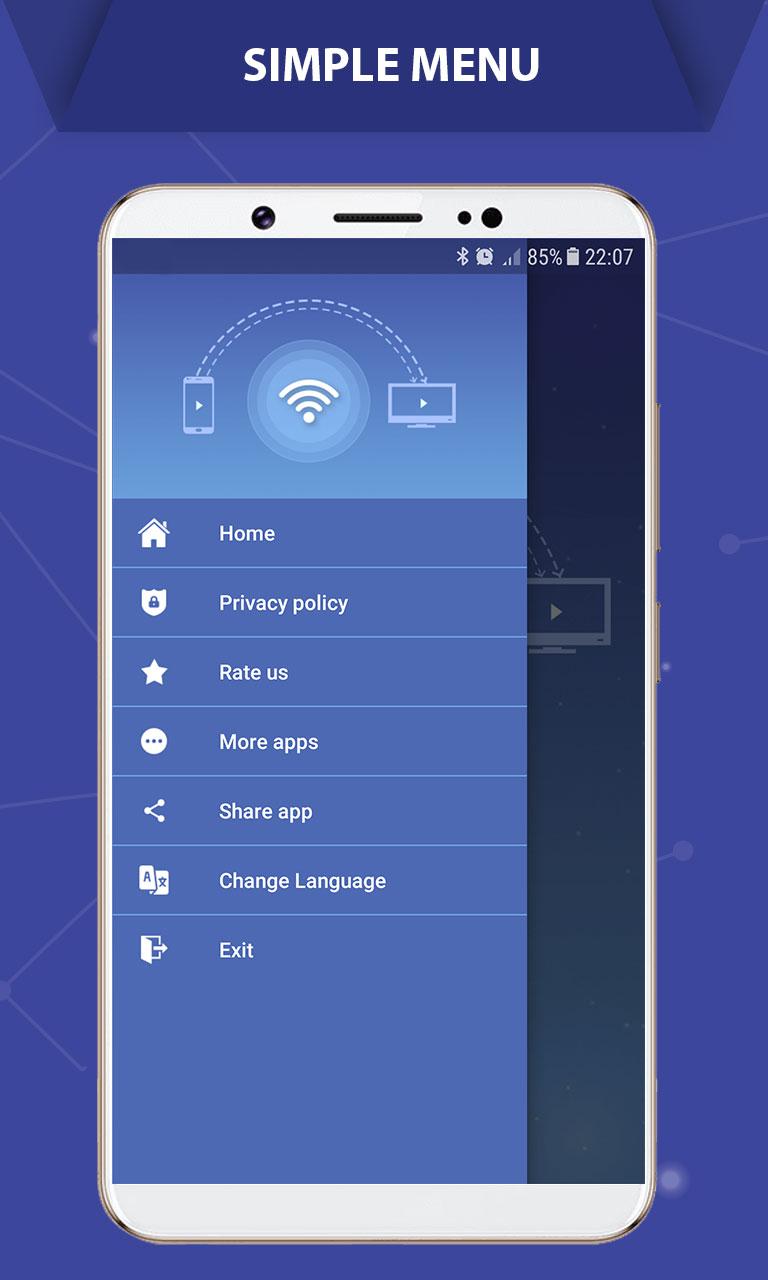اسکرین شات 5 برنامه Screen Mirroring Cast to TV