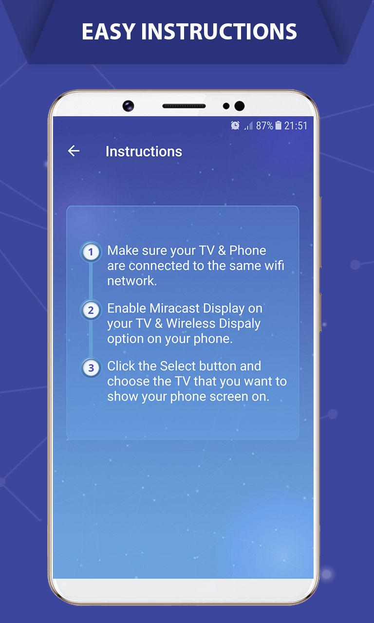 اسکرین شات 6 برنامه Screen Mirroring Cast to TV