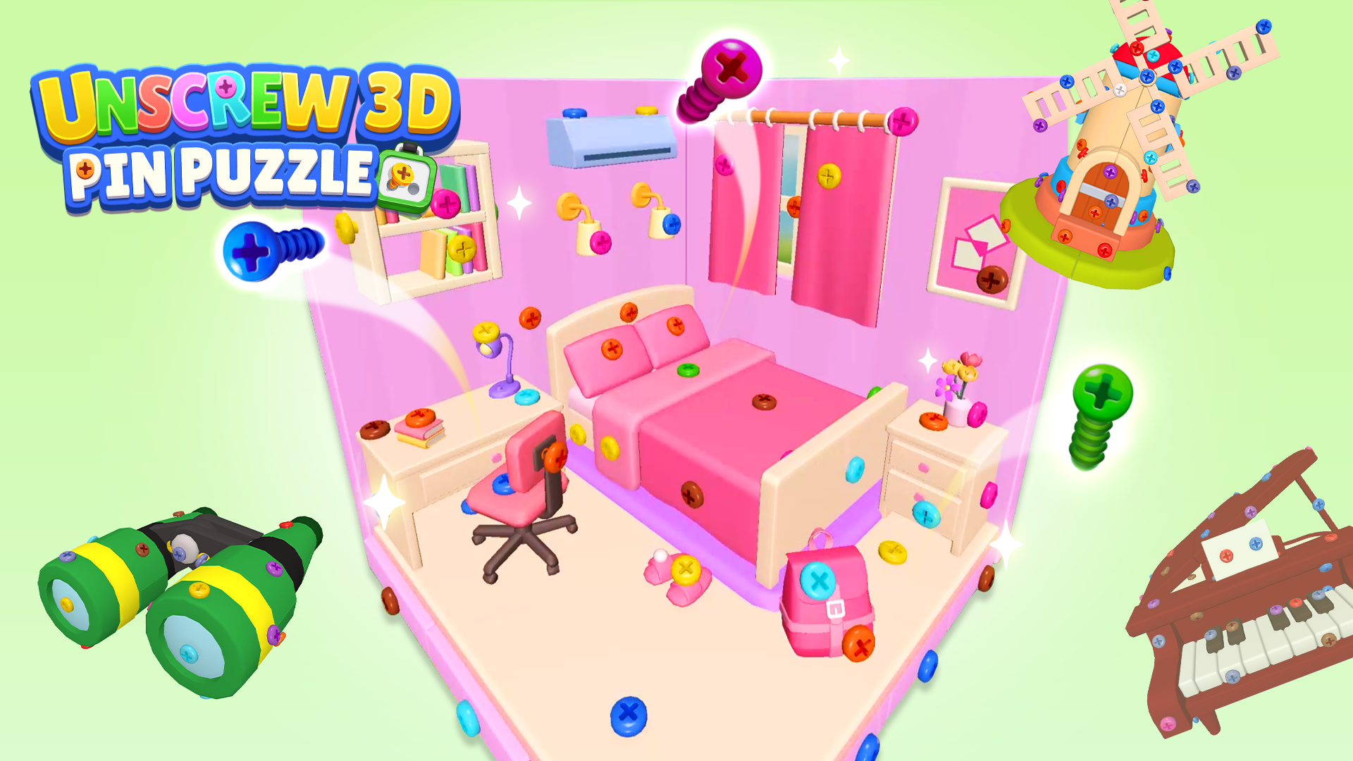 اسکرین شات 7 بازی Unscrew 3D - Pin Jam Puzzle