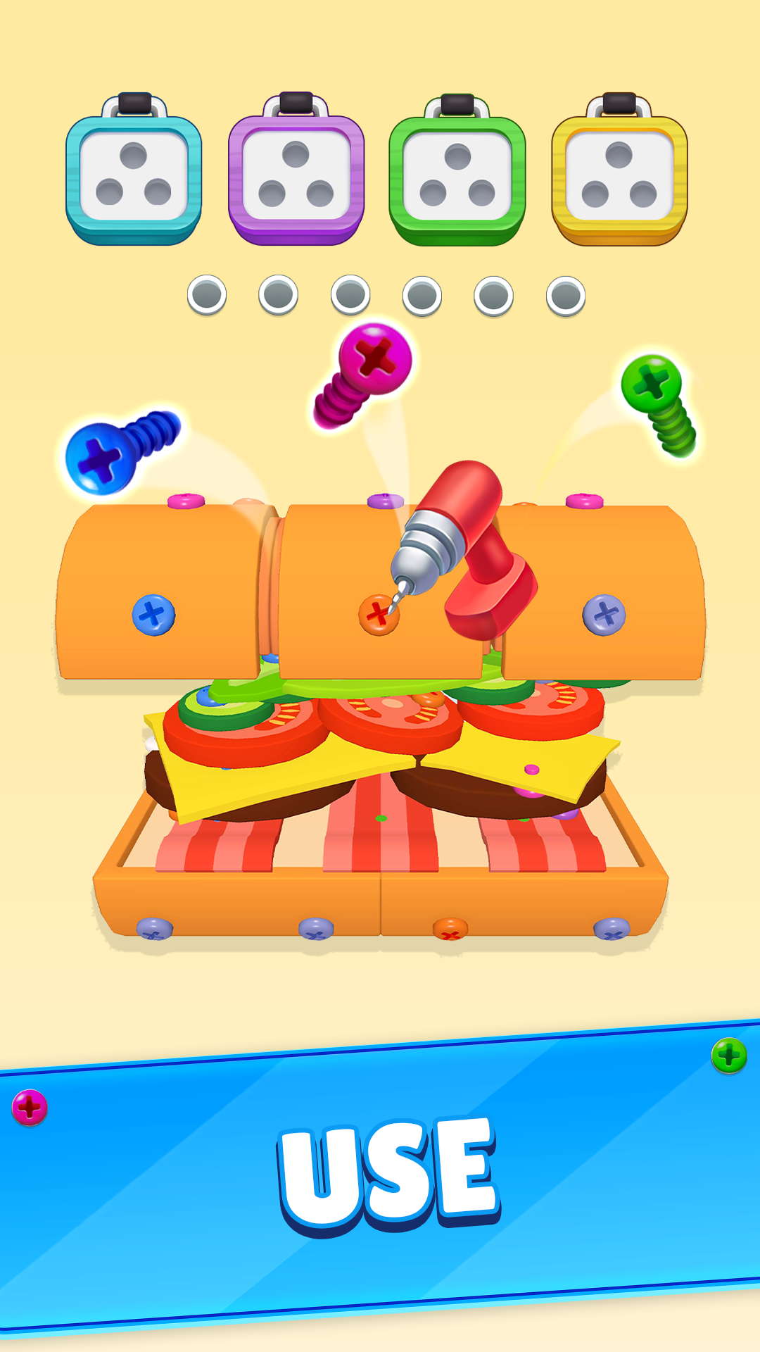 اسکرین شات 3 بازی Unscrew 3D - Pin Jam Puzzle