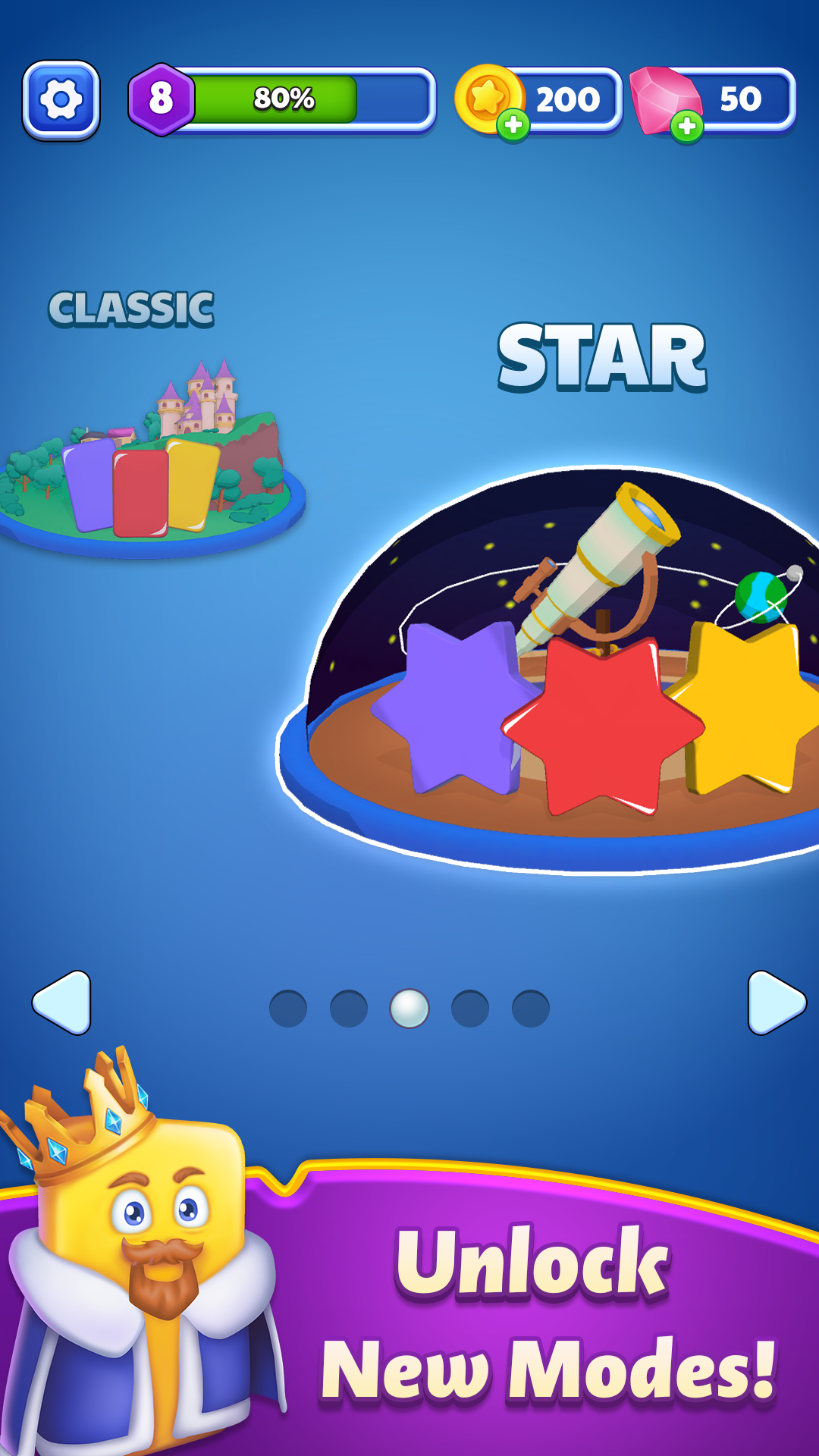 اسکرین شات 6 بازی Shuffle Kings-card sort color