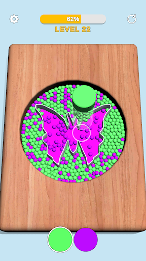 اسکرین شات 4 بازی Sorting Beads: Stencil Fill