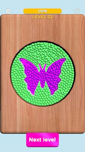 اسکرین شات 5 بازی Sorting Beads: Stencil Fill