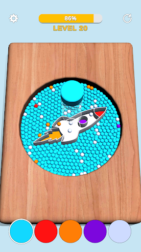 اسکرین شات 6 بازی Sorting Beads: Stencil Fill