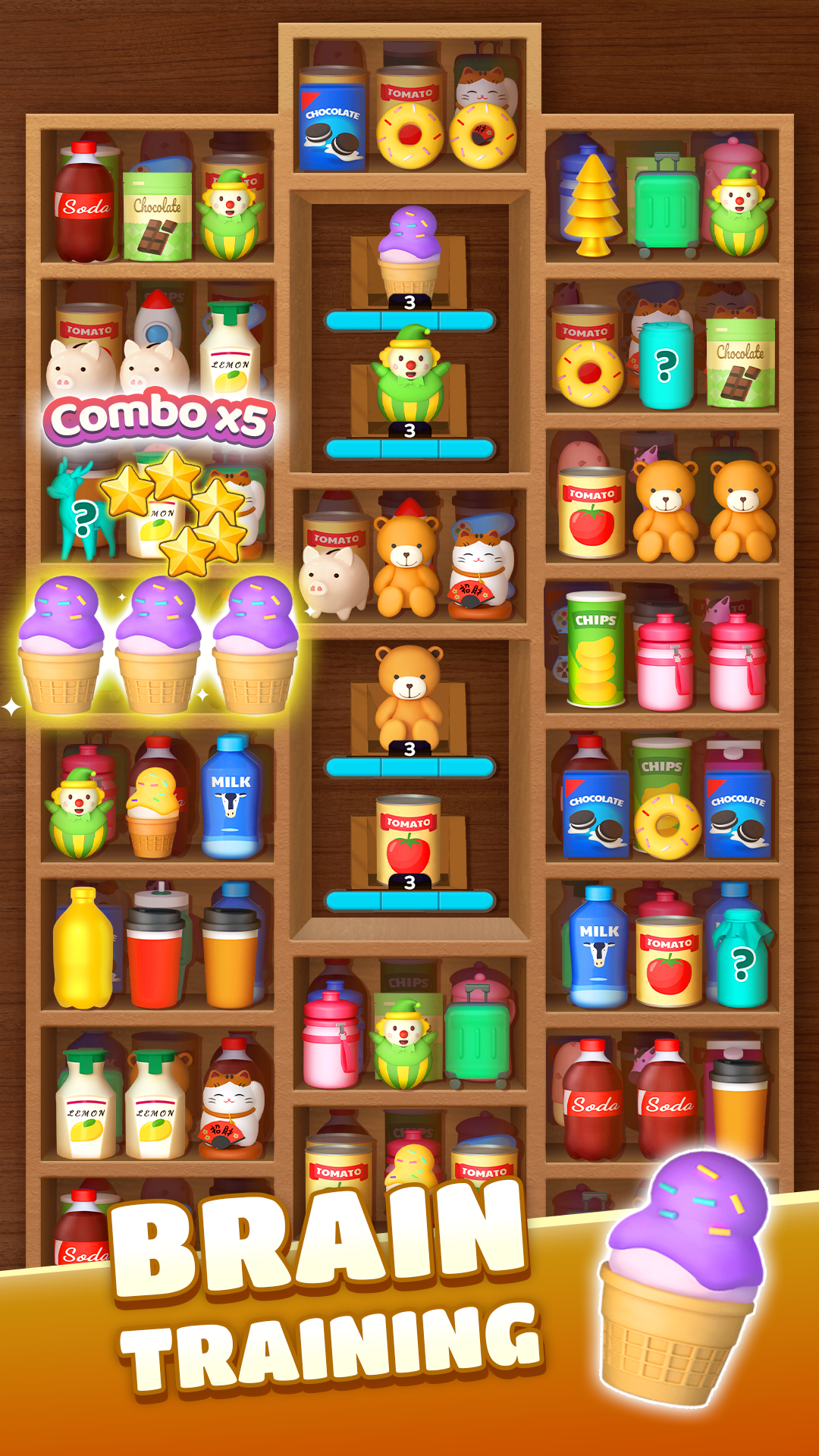 اسکرین شات 6 بازی Goods 3D Sorting: Match Games